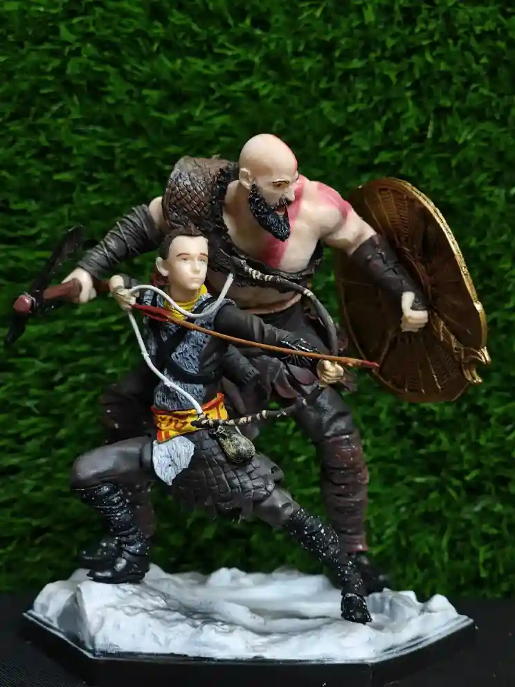 Kratos & Atreus Figure – God of War Premium Collectible