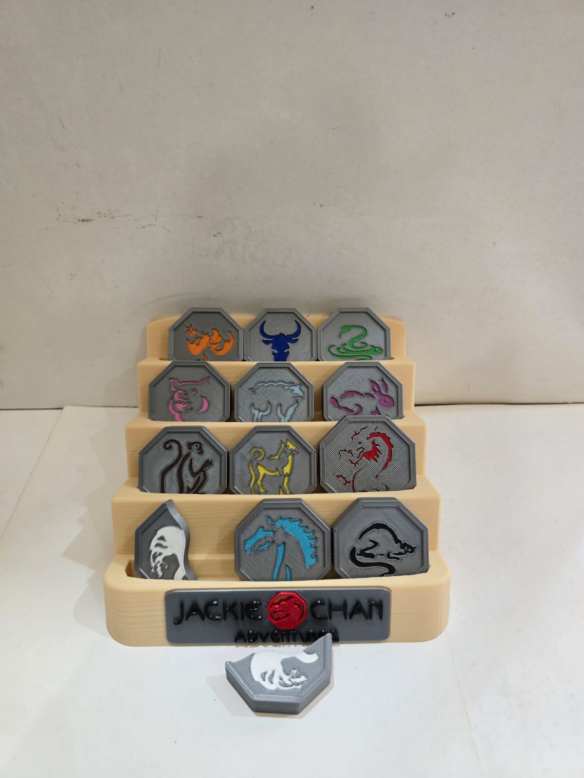 Jackie Chan magnet Talismans Stones With Stand