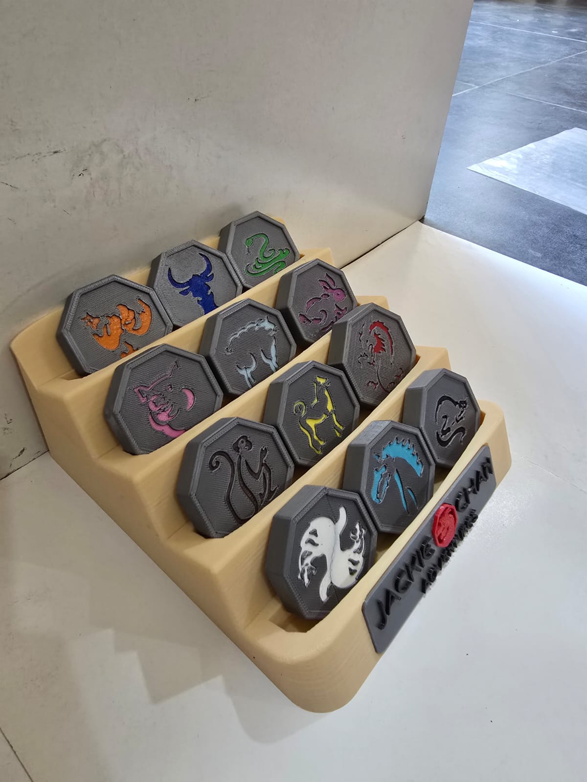Jackie Chan magnet Talismans Stones With Stand - Image 3