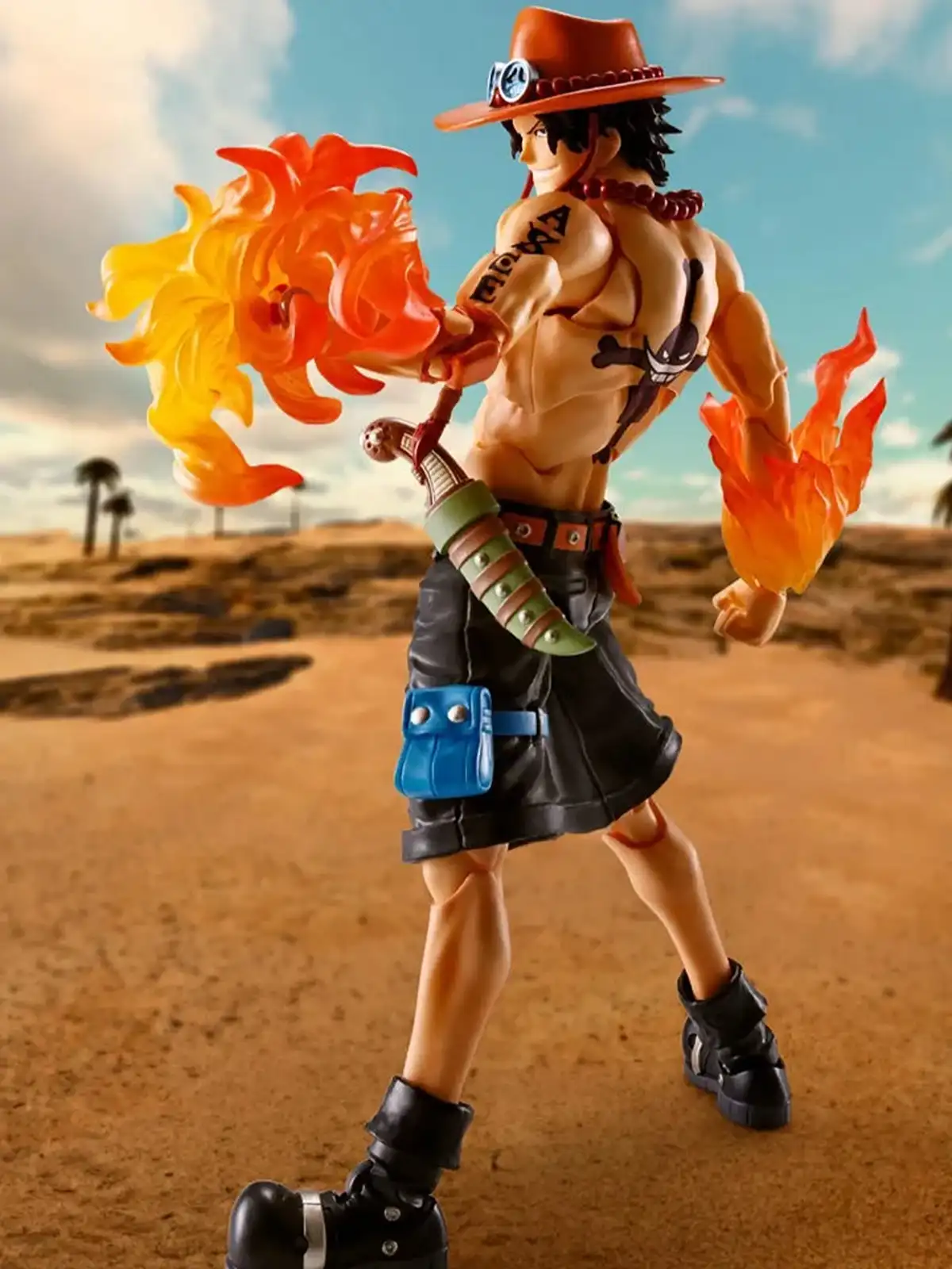 Portgas D. Ace Movable Action Figure – One Piece Anime Collectible - Image 3