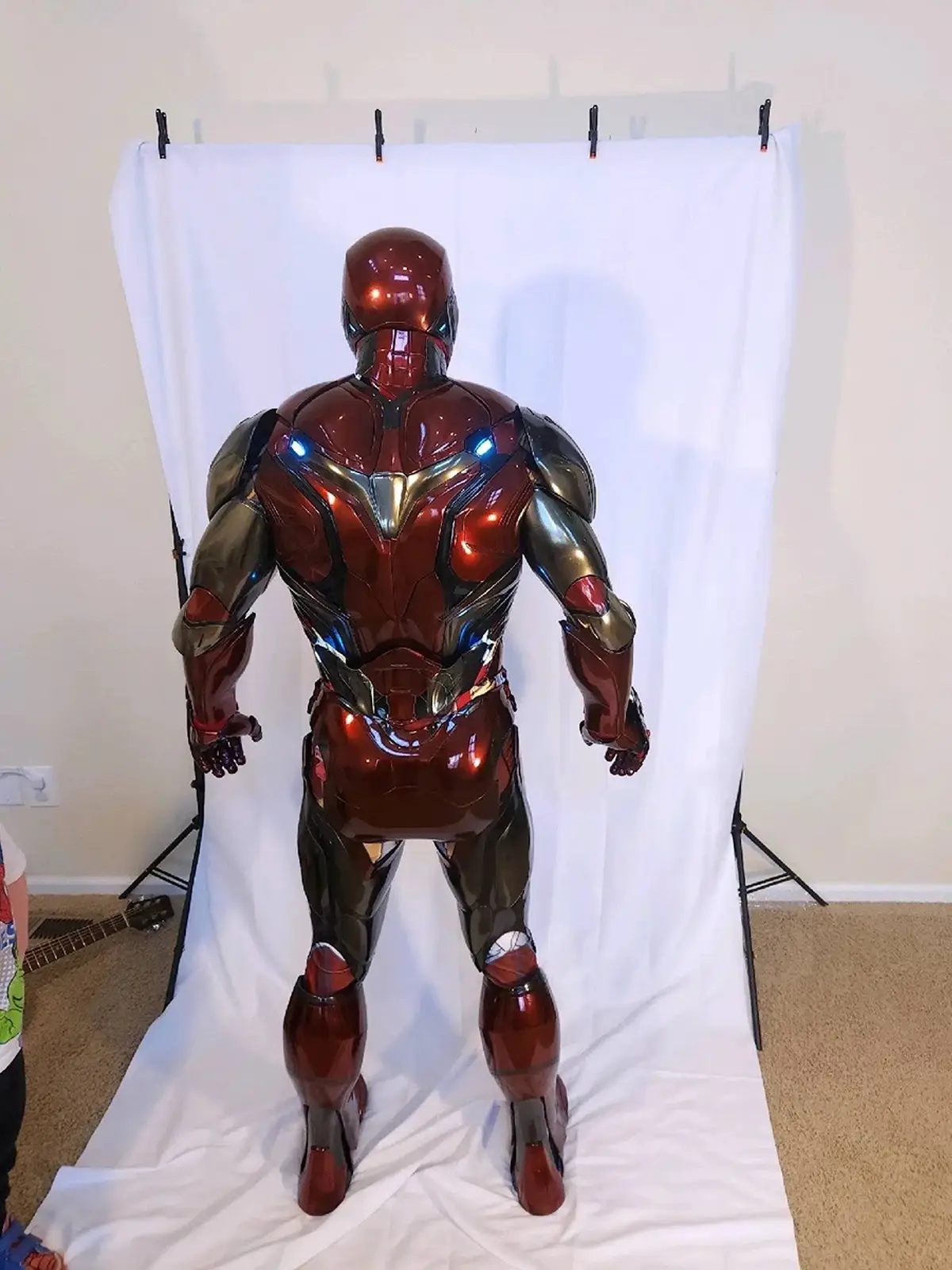 Iron Man Cosplay Suit 3D Printed with Metallic finish - Image 3