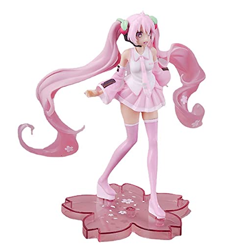 Hatsune Miku Japanese Anime Figure Cherry Blossoms Action Figure 18cm