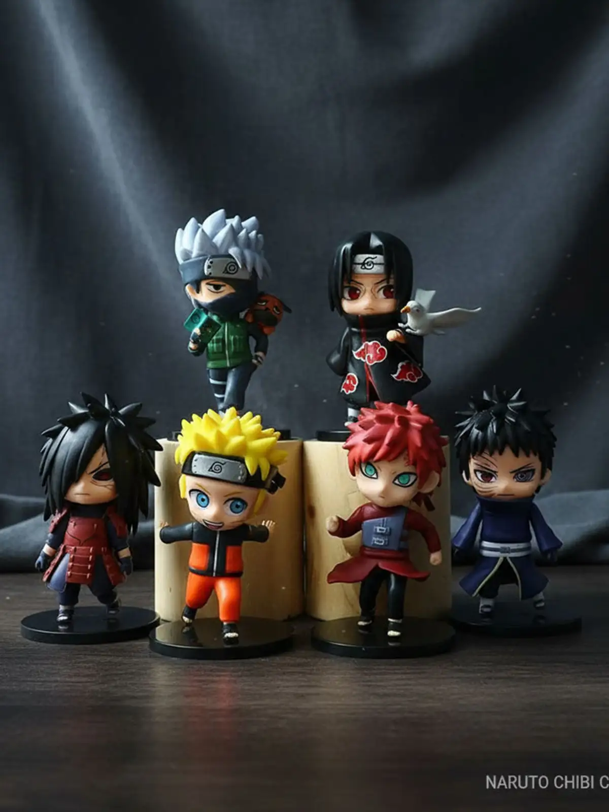 Naruto Chibi Figurine Set – 6 PCS Anime Mini Collectible Figures (10 cm)