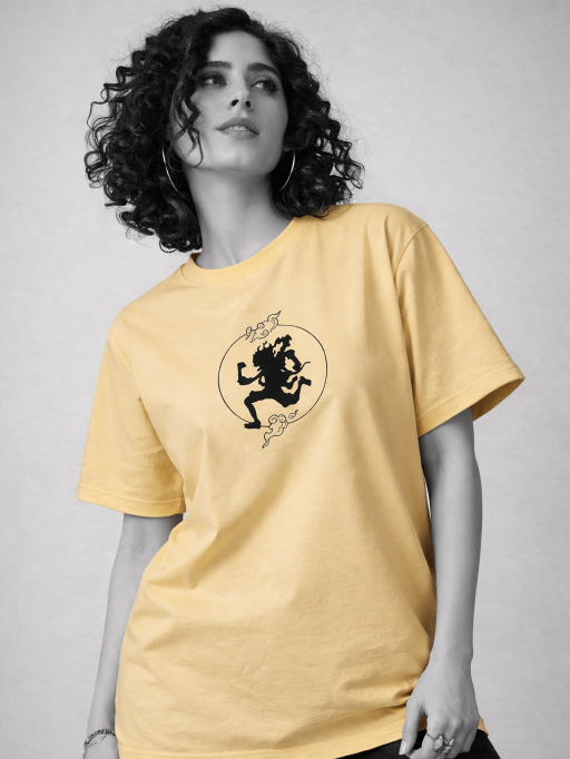 Anime Inspired Graphic T-Shirt – Unisex Cotton Oversized Tee