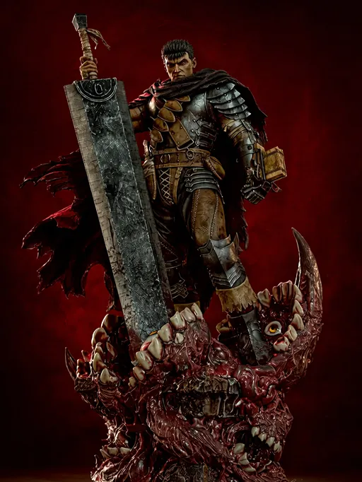 Guts Berserk 1/6 Scale Resin Statue by BAKA Studios – Dark Fantasy Collector Edition