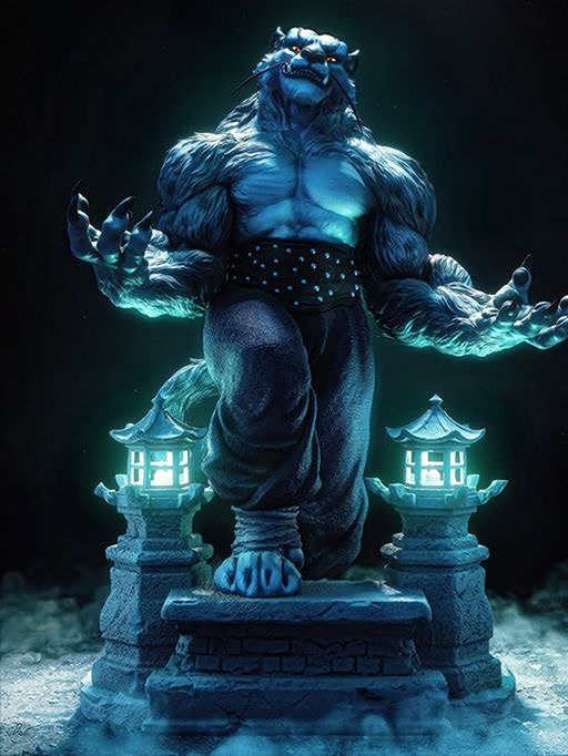Tai Lung Statue – Kung Fu Panda 3D Printed Resin Collectible by BAKA Studios
