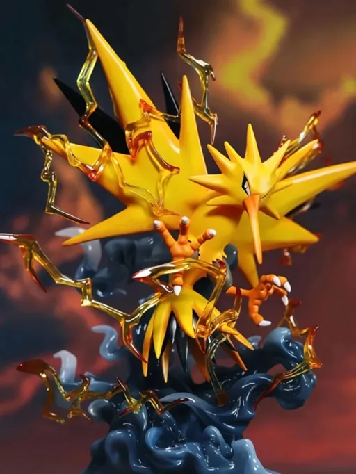 Zapdos Premium PVC Statue – Lightning Effect Collectible Figure