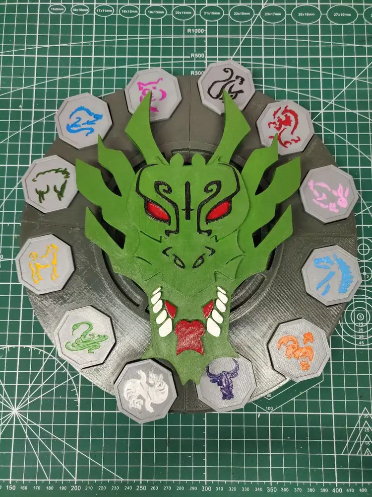 Jackie Chan Talisman Magnetic Stones with Shendu & Wall Mount - Image 2