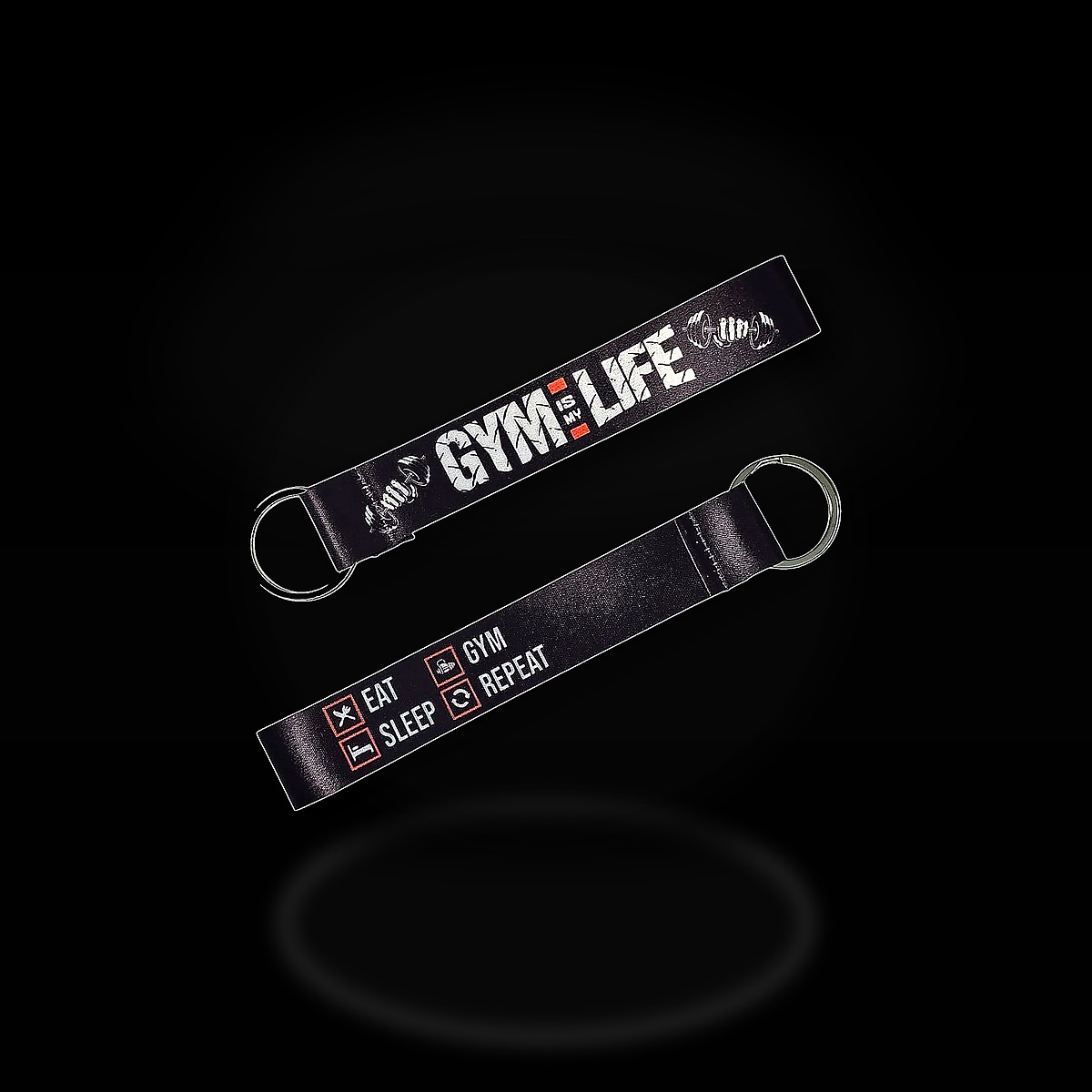 Gym Keychain Bagtag