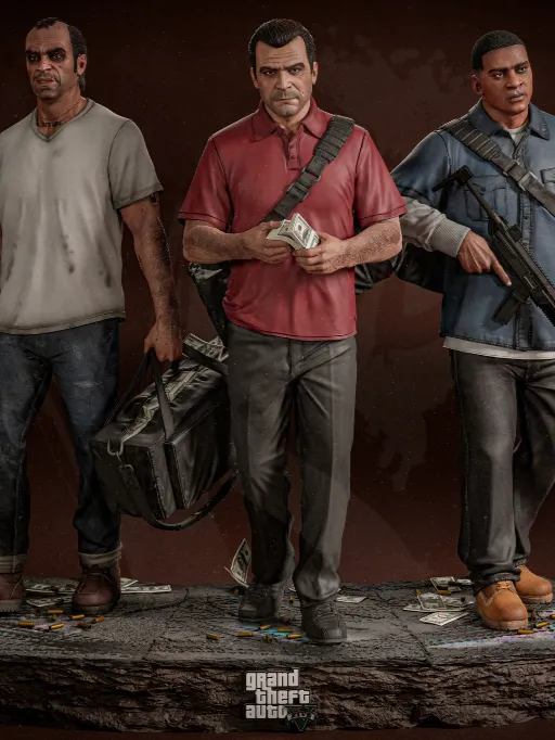 Grand Theft Auto V – 1/6 Scale Resin Statue by Baka Studio