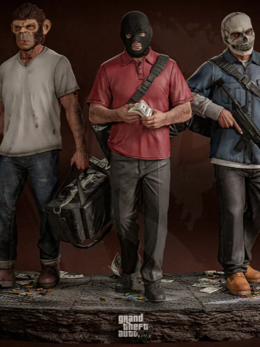 Grand Theft Auto V – 1/6 Scale Resin Statue by Baka Studio - Image 3