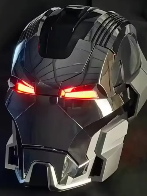 Iron Man Mark 17 black Helmet with Touch & Voice Control | Wearable Smart Helmet