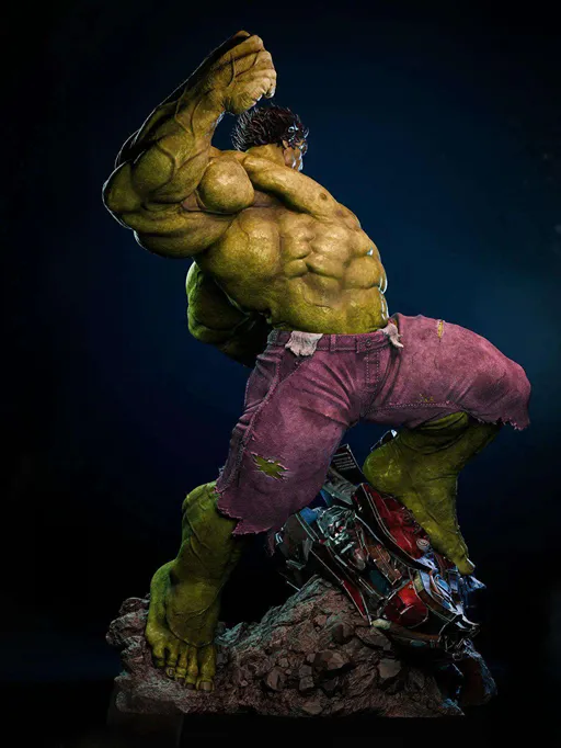 Hulk 1/6 Scale Resin Statue(50 cm) – by Baka Studio - Image 2