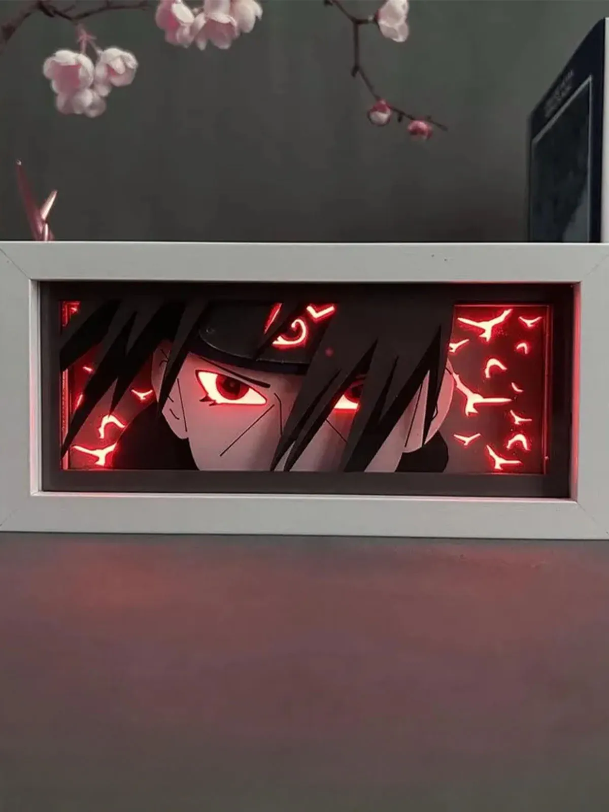 Itachi Uchiha 3D Shadow Lightbox – The Ultimate Anime Night Light - Image 3