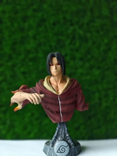 Itachi Uchiha Bust Statue – Sharingan Mode | Baka Store Exclusive
