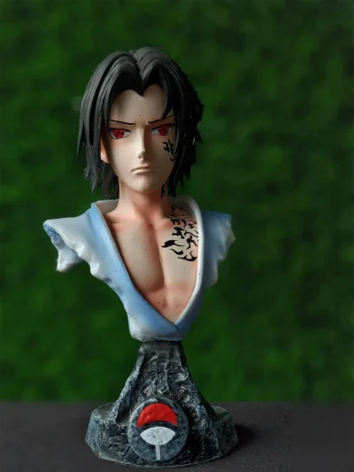 Sasuke Uchiha Bust Statue – Cursed Mark & Sharingan Edition | Exclusive at Baka Store