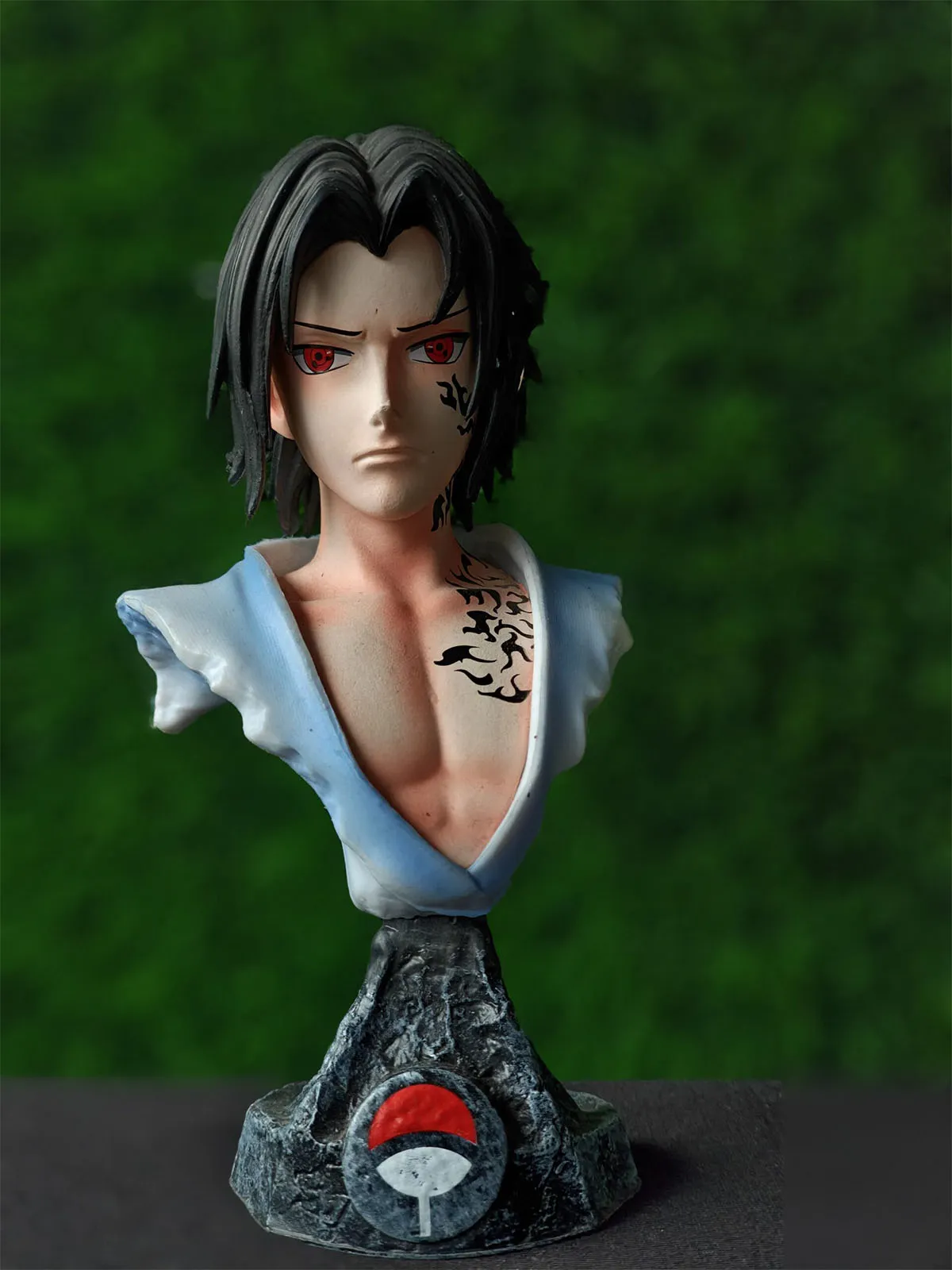 Sasuke Uchiha Bust Statue – Cursed Mark & Sharingan Edition | Exclusive at Baka Store
