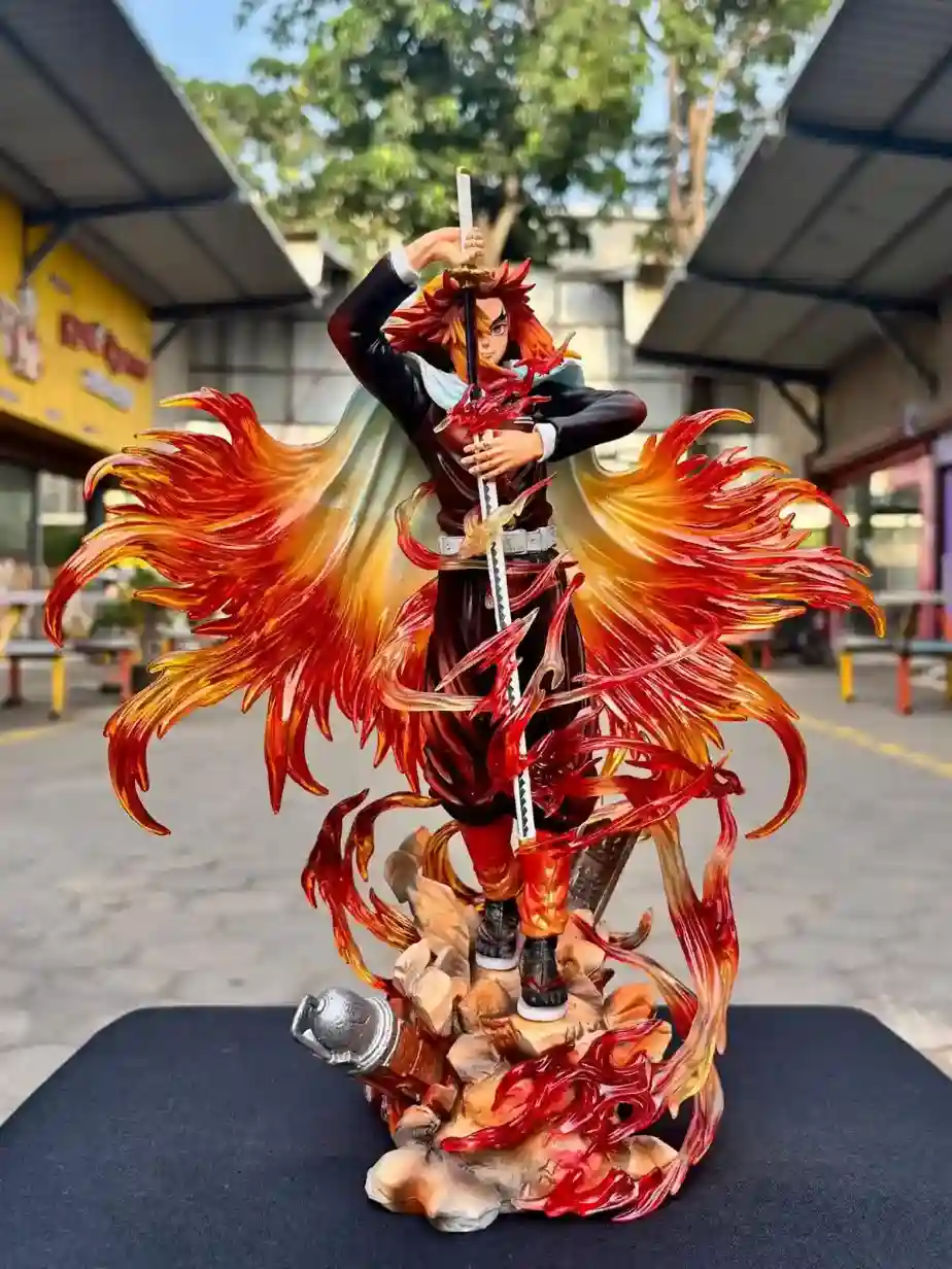 Rengoku Kyojuro Flame Hashira Collectible Figure | Demon Slayer Anime Statue