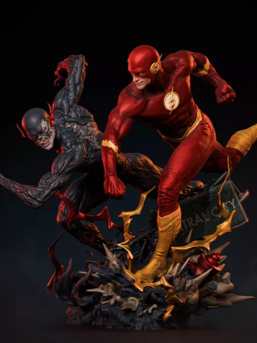 The Flash vs Reverse-Flash – 1/6 Scale Resin | Baka Studio