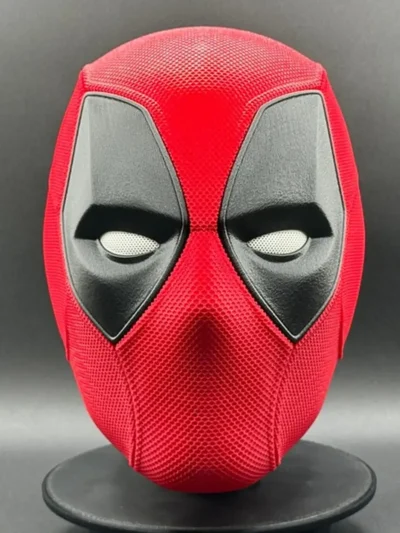 Deadpool 3D-Printed Mask (Full Headpiece)