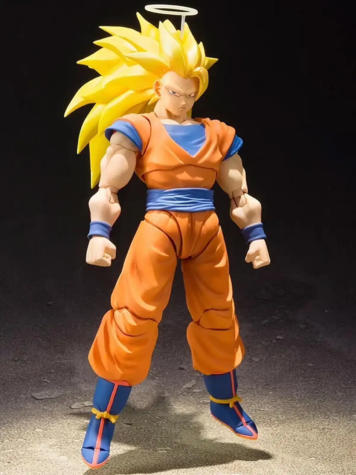Dragon Ball Z Goku Super Saiyan 3 Action Figure – 16 cm Articulated Collectible with Interchangeable Faces & Hands - Image 3