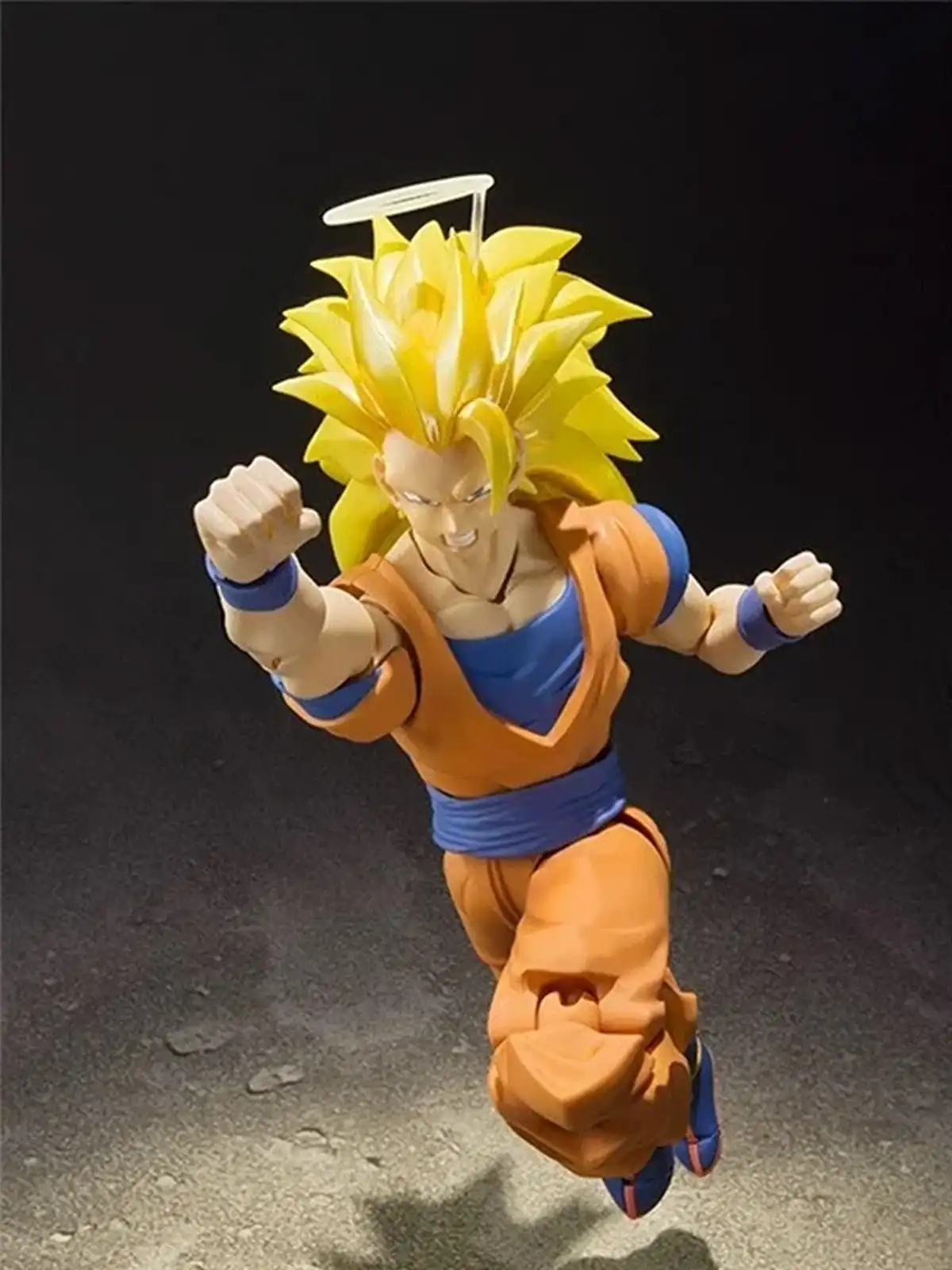 Dragon Ball Z Goku Super Saiyan 3 Action Figure – 16 cm Articulated Collectible with Interchangeable Faces & Hands - Image 2
