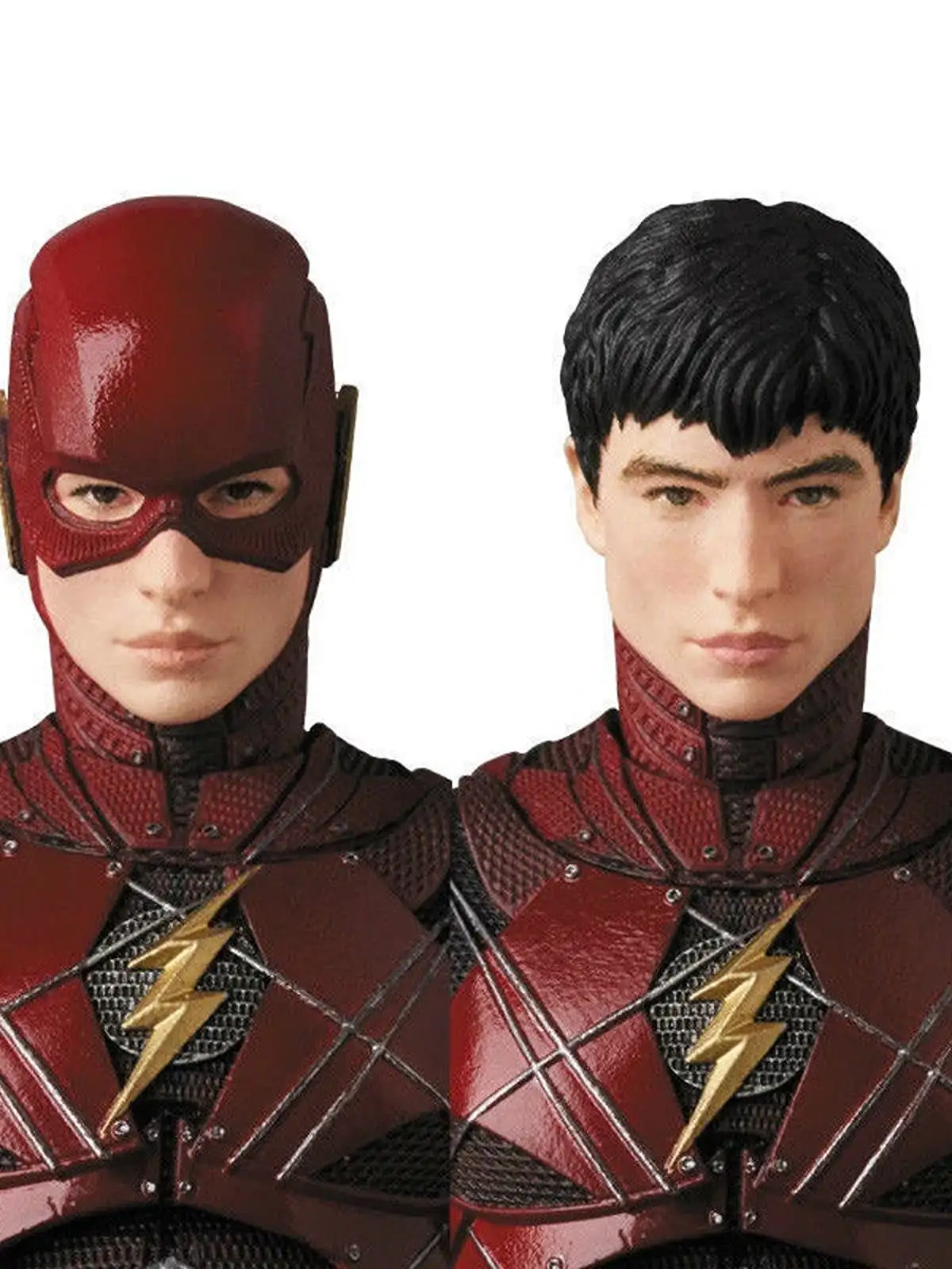Justice League The Flash Action Figure – 16 cm MAF 058 Articulated Collectible with Interchangeable Hands & Head