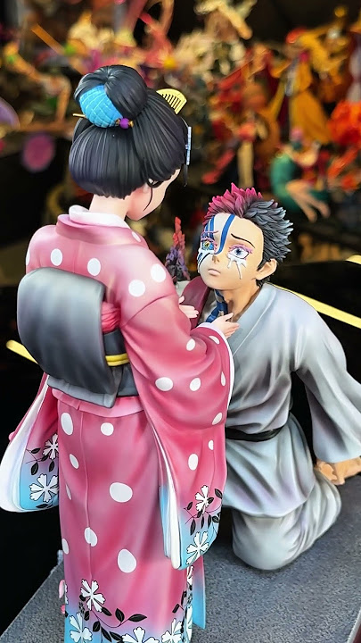 Akaza & Koyuki Eternal Promise Figure – Demon Slayer Anime Resin Collectible Statue - Image 2