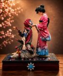 Akaza & Koyuki Eternal Promise Figure – Demon Slayer Anime Resin Collectible Statue