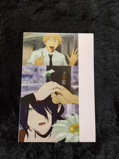 Denji's Flower - Chainsaw Man Anime Poster