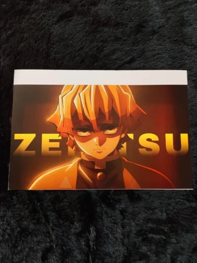 Zenitsu Agatsuma - Demon Slayer Anime Poster