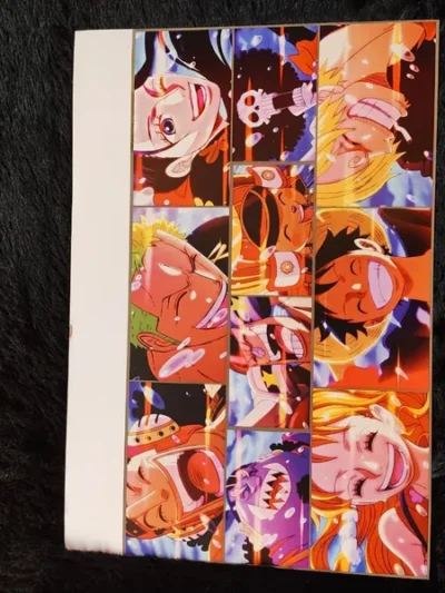 Straw Hat Pirates Crew Collage - One Piece Anime Poster