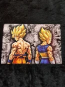 Goku & Vegeta Super Saiyan - Dragon Ball Z Manga Style Poster