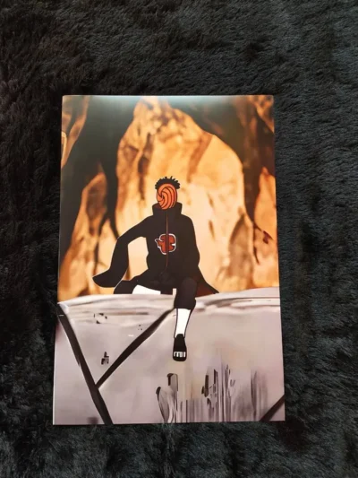 Masked Akatsuki Member - Naruto Anime Poster