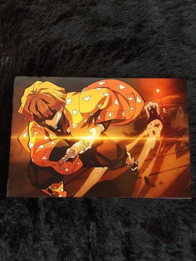 Zenitsu Agatsuma - Demon Slayer Anime Poster
