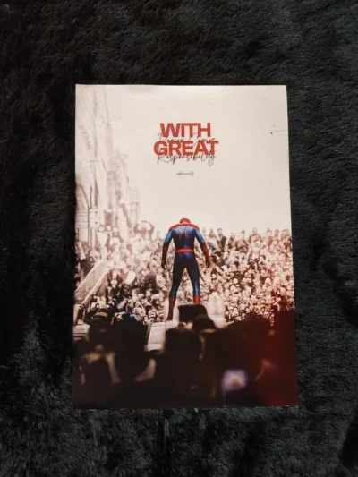 With Great Power - Spider-Man Poster