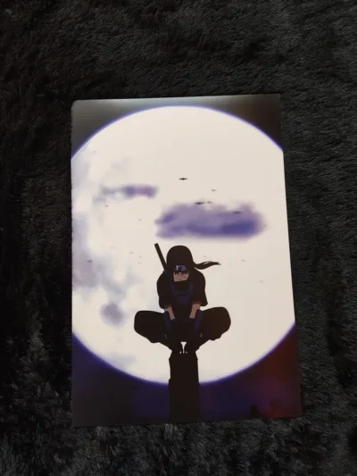 Itachi Uchiha - Naruto Silhouette Moon Poster
