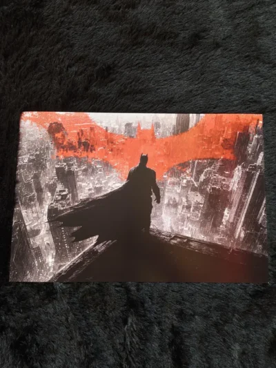 Batman - Bat Signal Skyline Movie Poster