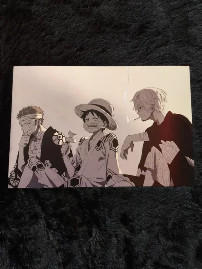 Straw Hat Trio - One Piece Sketch Style Poster