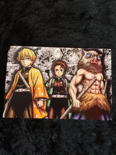 Zenitsu, Tanjiro & Inosuke - Demon Slayer Trio Poster