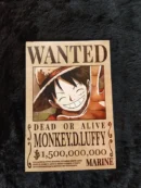 Monkey D. Luffy Wanted Poster - One Piece Anime Print