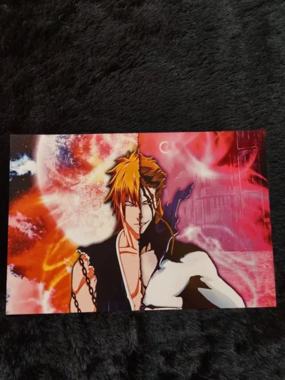 Ichigo vs Inner Hollow - Bleach Anime Poster