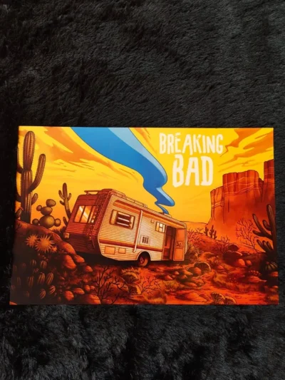 Breaking Bad RV Desert Poster