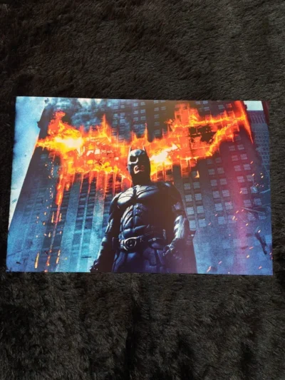 The Dark Knight - Batman Burning Building Poster