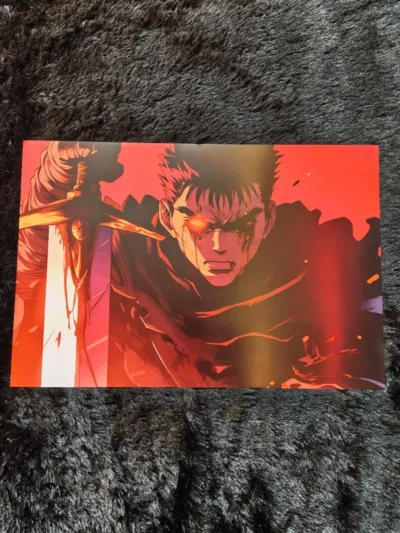 Guts the Black Swordsman - Berserk Anime Poster