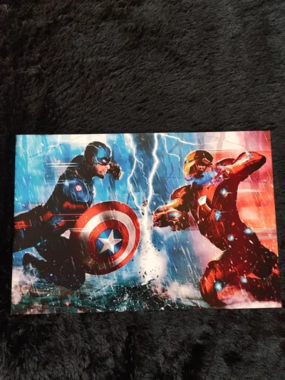 Captain America vs Iron Man - Marvel Battle Poster