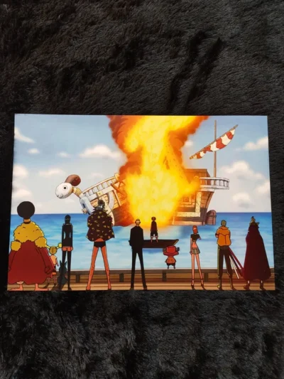 Going Merry's Farewell - One Piece Anime Poster