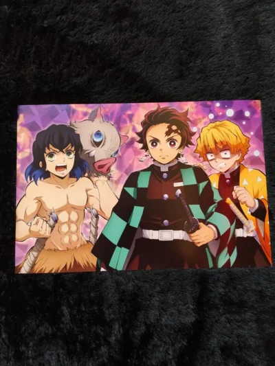 Tanjiro, Zenitsu & Inosuke - Demon Slayer Group Anime Poster