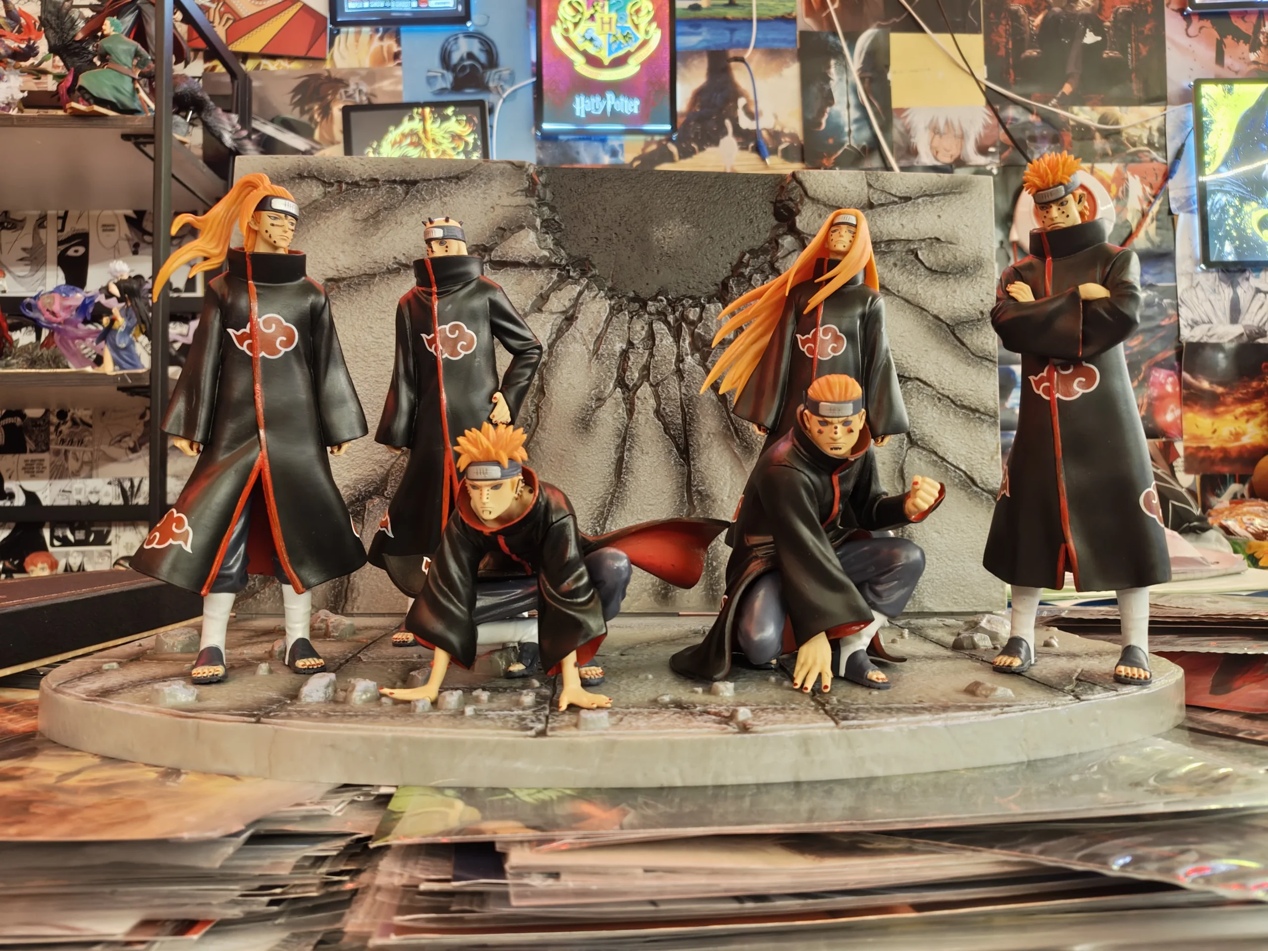 Pain "Six Paths of Pain" Akatsuki Statue - 38CM Large Scale Diorama - view 2