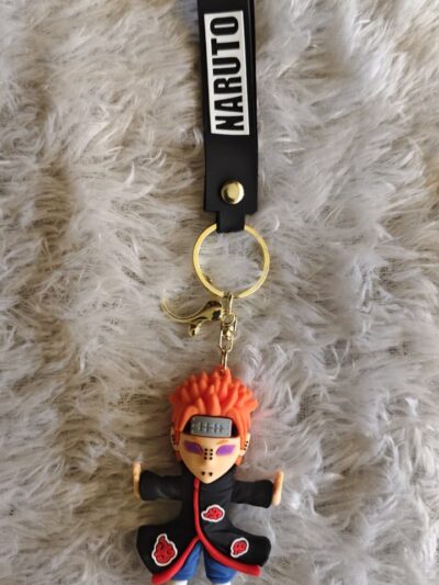 Pain Akatsuki Keychain - Akatsuki Member Orange Hair Keychain
